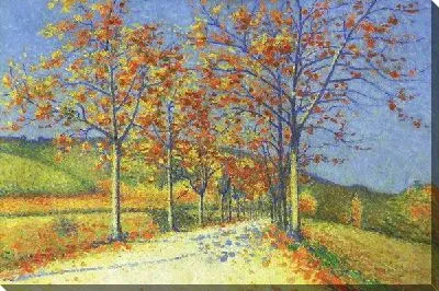 Картина Пейзаж с миндальными деревьями