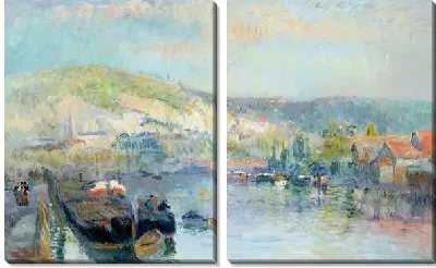 Парусная лодка на берегу