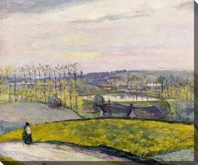 Картина Дом среди деревьев