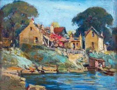 Картина Старинные здания