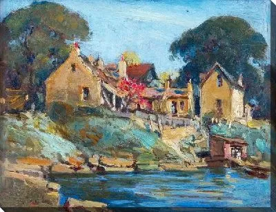 Картина Старинные здания