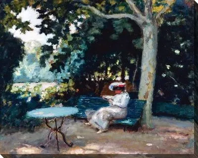 Картина Чтение в саду