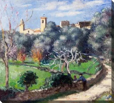 Картина Пейзаж с дорогой