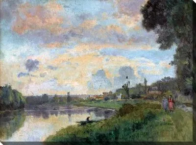 Картина Берег реки №8