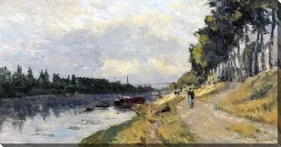 Картина Берег реки №9