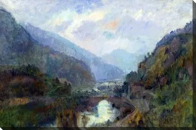 Картина Закат в горах