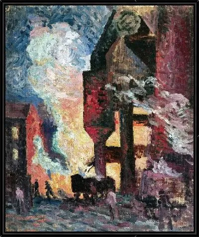 Картина Доменные печи