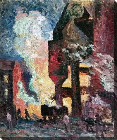 Картина Доменные печи