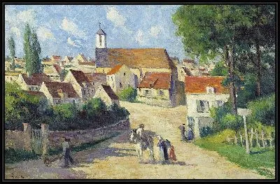 Картина Гернес, La Rue De Village