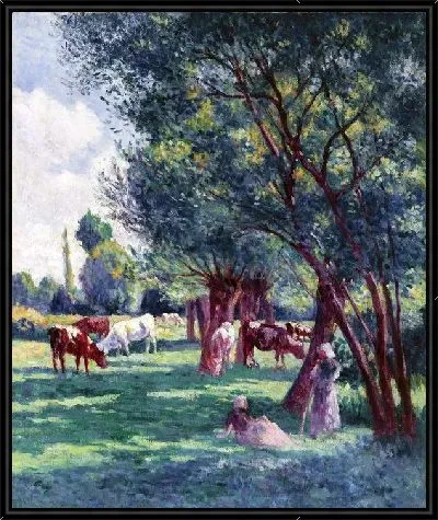 Картина Коровы на лугу