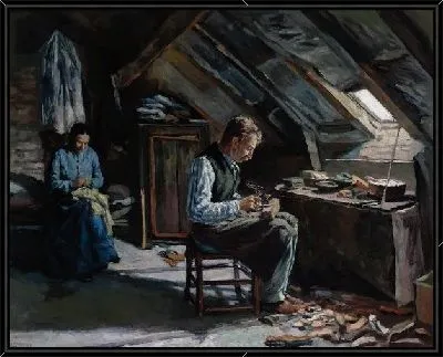 Картина В мастерской