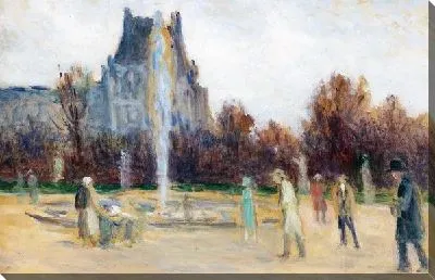 Картина Возле фонтана