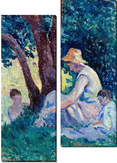 Картина Бесси, день в деревне (1908)