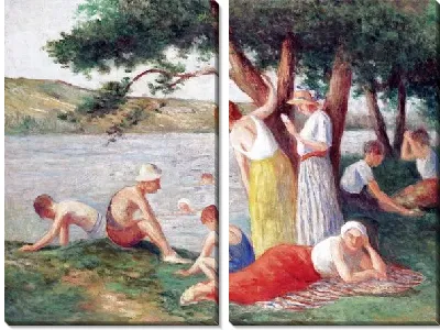 Картина На берегу реки