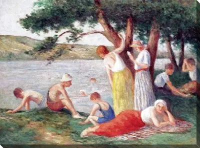 Картина На берегу реки