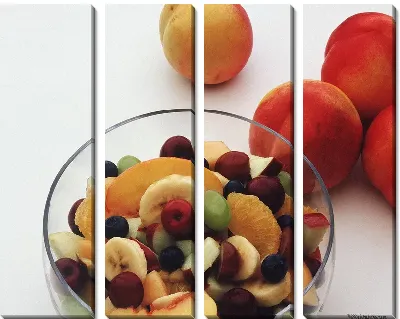 Модульная картина Фруктовый салат №4