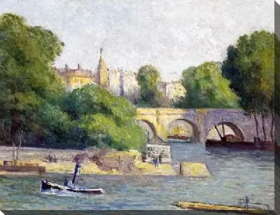 Картина Пейзаж с мостом №7