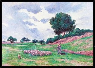 Картина Стадо ягнят
