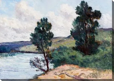 Картина Берег реки №11