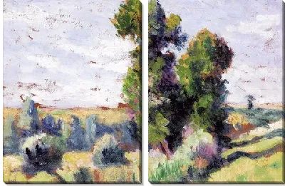 Деревья на поляне