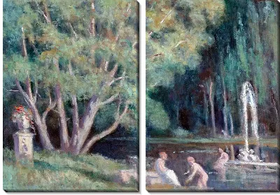 Картина Купальщицы у струи воды