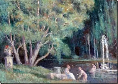 Картина Купальщицы у струи воды
