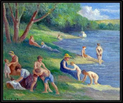 Картина Пляж Мерикур (1929)