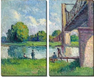 Картина Мост Окрестности Анжера (1916)