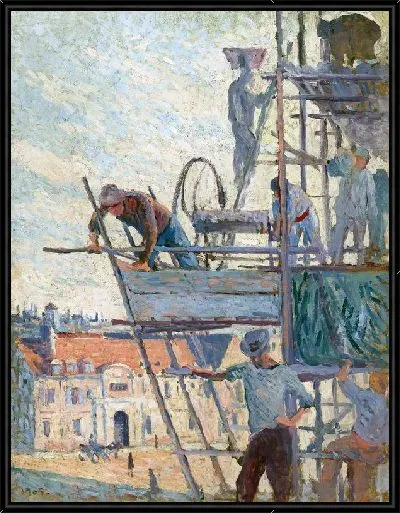 Картина Строительные леса