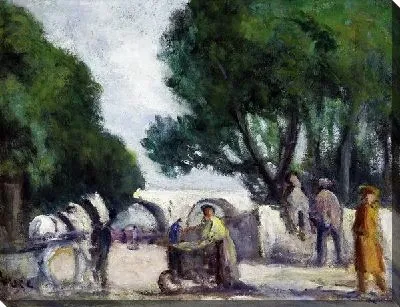 Картина Возле Сены