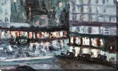 Картина Ночной город №4