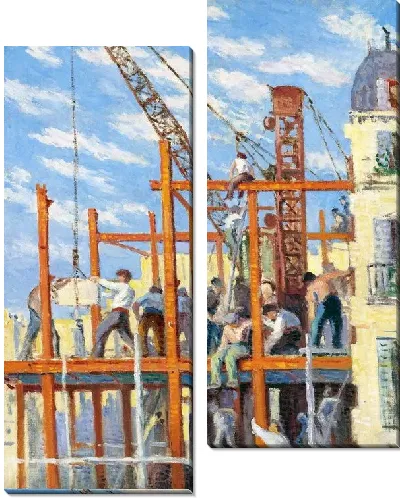 Картина На стройке