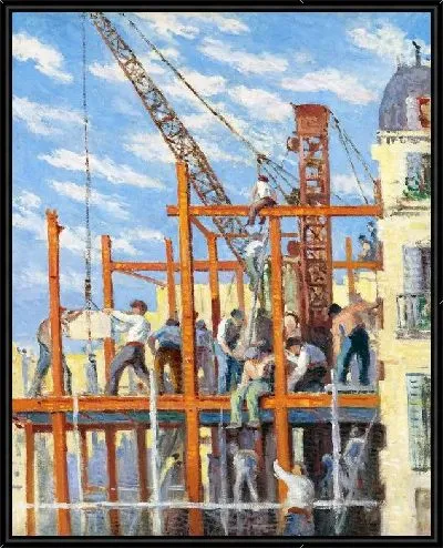 Картина На стройке