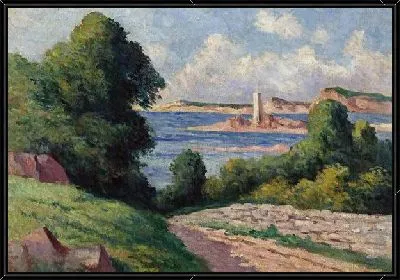 Картина Устье реки