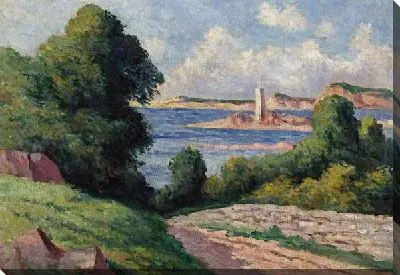 Картина Устье реки