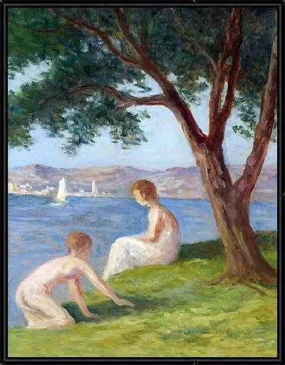 Картина Купальщицы в Сен-Ропе