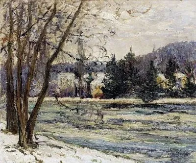 Лед на реке