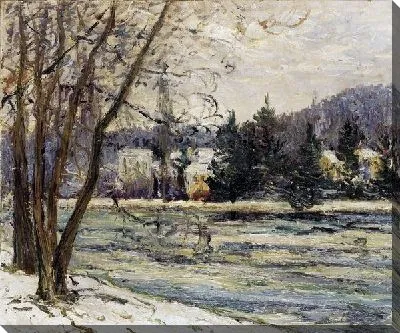 Картина Лед на реке