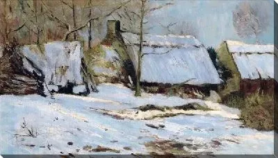 Картина Коттеджи под снегом