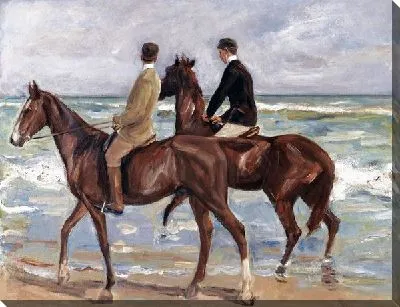 Картина Всадник на берегу