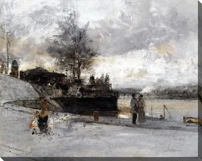 Картина Набережная Сены