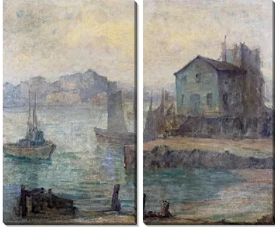 Картина Лодки в гавани