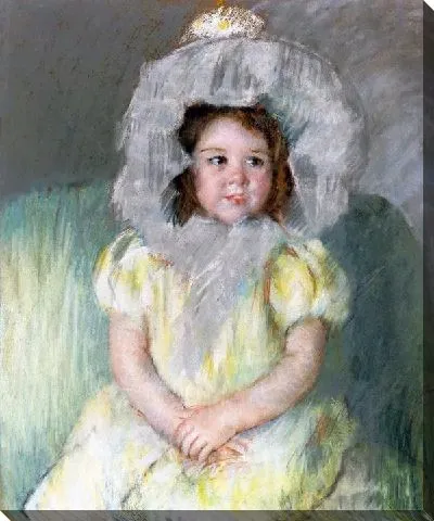 Картина Девочка в белом платье