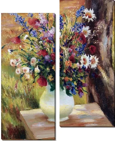 Картина Ваза с полевыми цветами