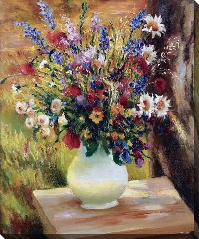 Картина Ваза с полевыми цветами