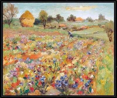 Поле с маками