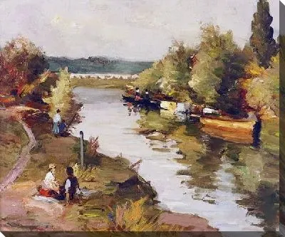 Речной пейзаж №8