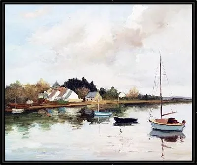 Лодки на озере