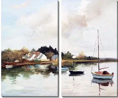 Лодки на озере