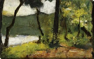 Картина Берег озера №3